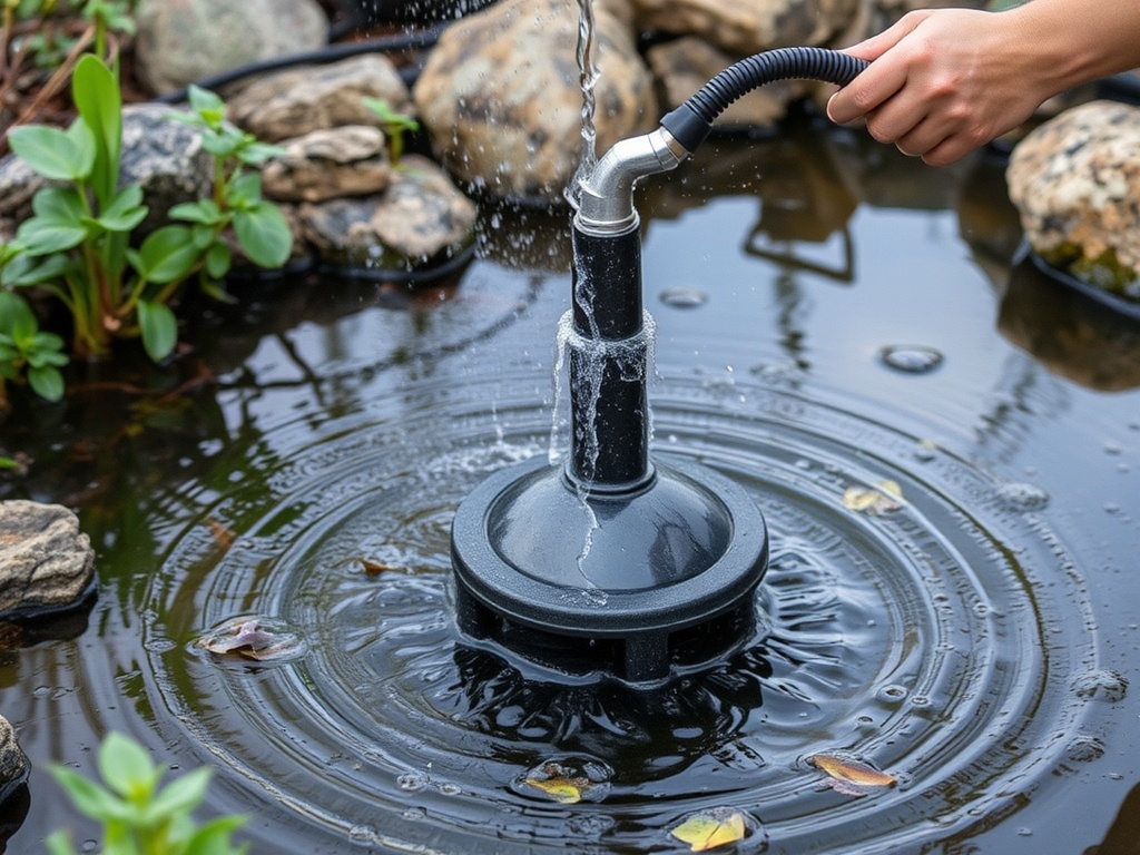 a pond pump needs to be cleaned regularly